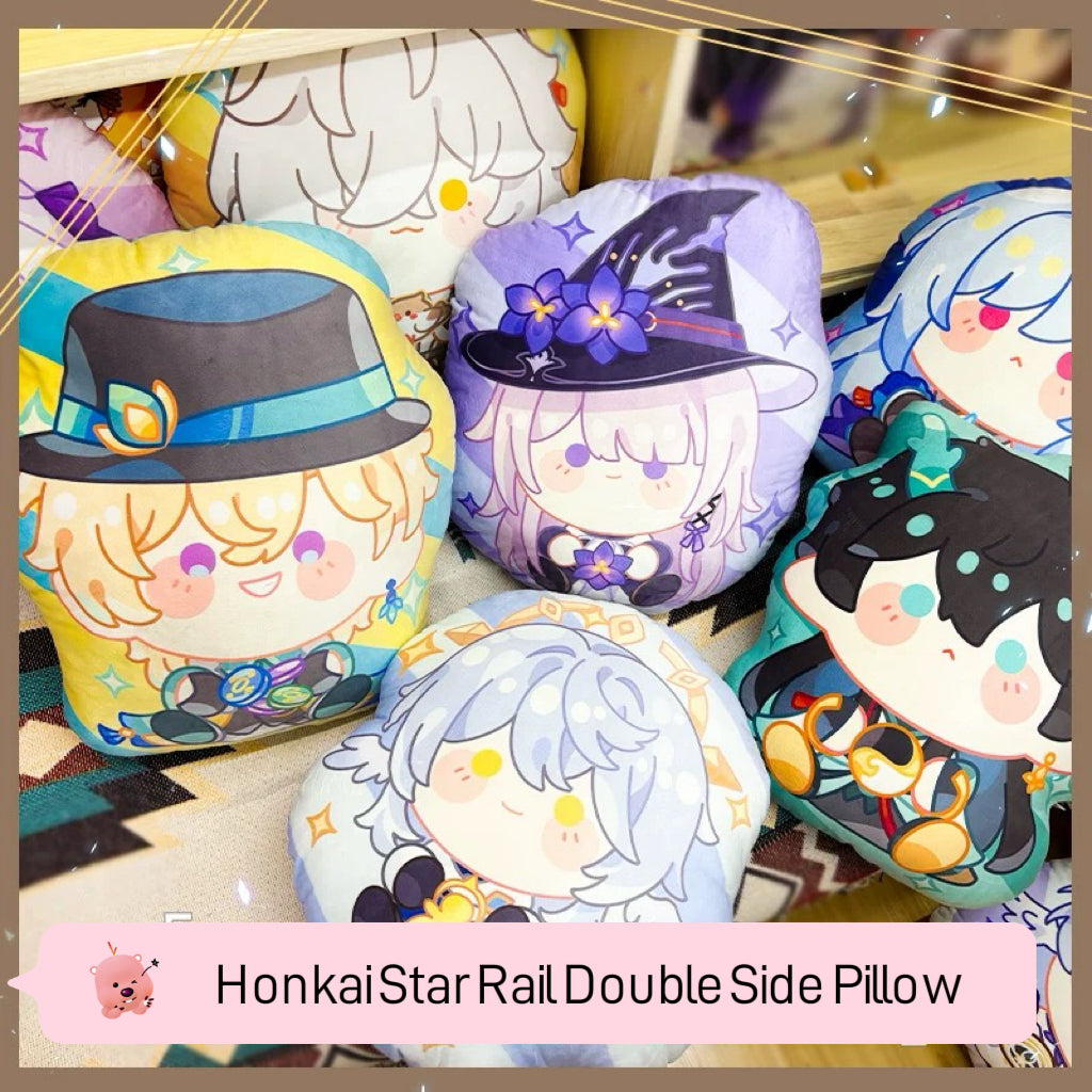 Smile House Honkai: Star Rail Characters Double Side Pillow Plush Doll 38CM