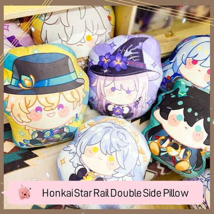 Smile House Honkai: Star Rail Characters Double Side Pillow Plush Doll 38CM