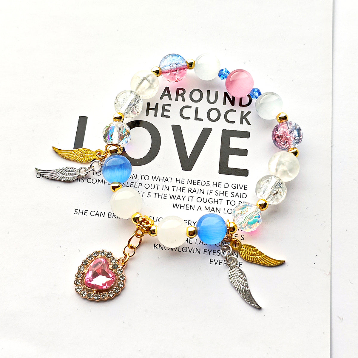 Smile House Fanmade Inspired AMS Handemade Round Bracelet