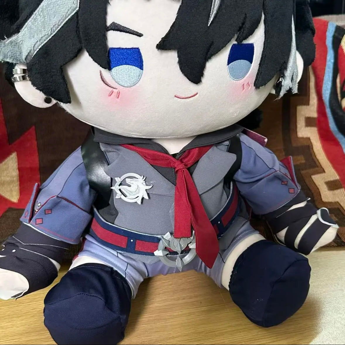 Smile House Genshin Impact Plushies Wriothesley Staring Eyes 40CM Plush Doll